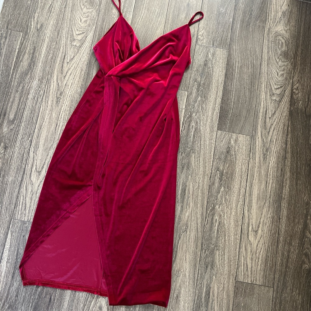 Red Velvet Dress